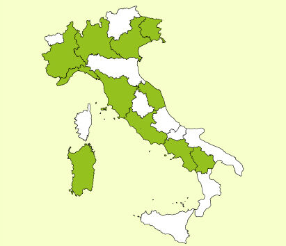 mappa italia regione operative cooperativa insieme